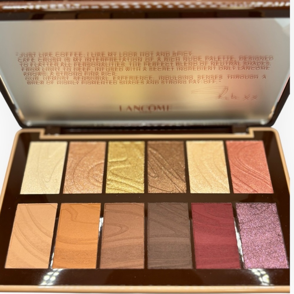 Lancome Idôle Café Crush Nude
Eyeshadow Palette $190 Value NEW IN BOX